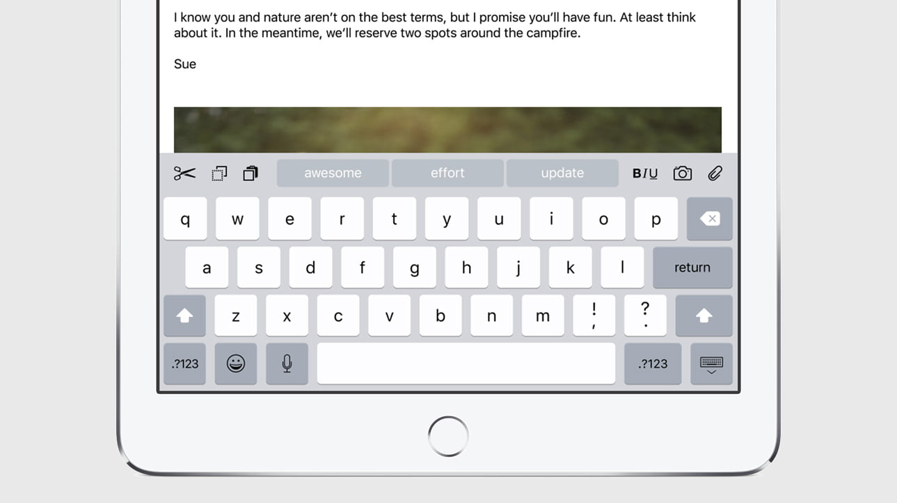 iOS 9 traz correção na tecla Shift/Caps Lock, melhorias no QuickType e gesto "TrackPad" no teclado