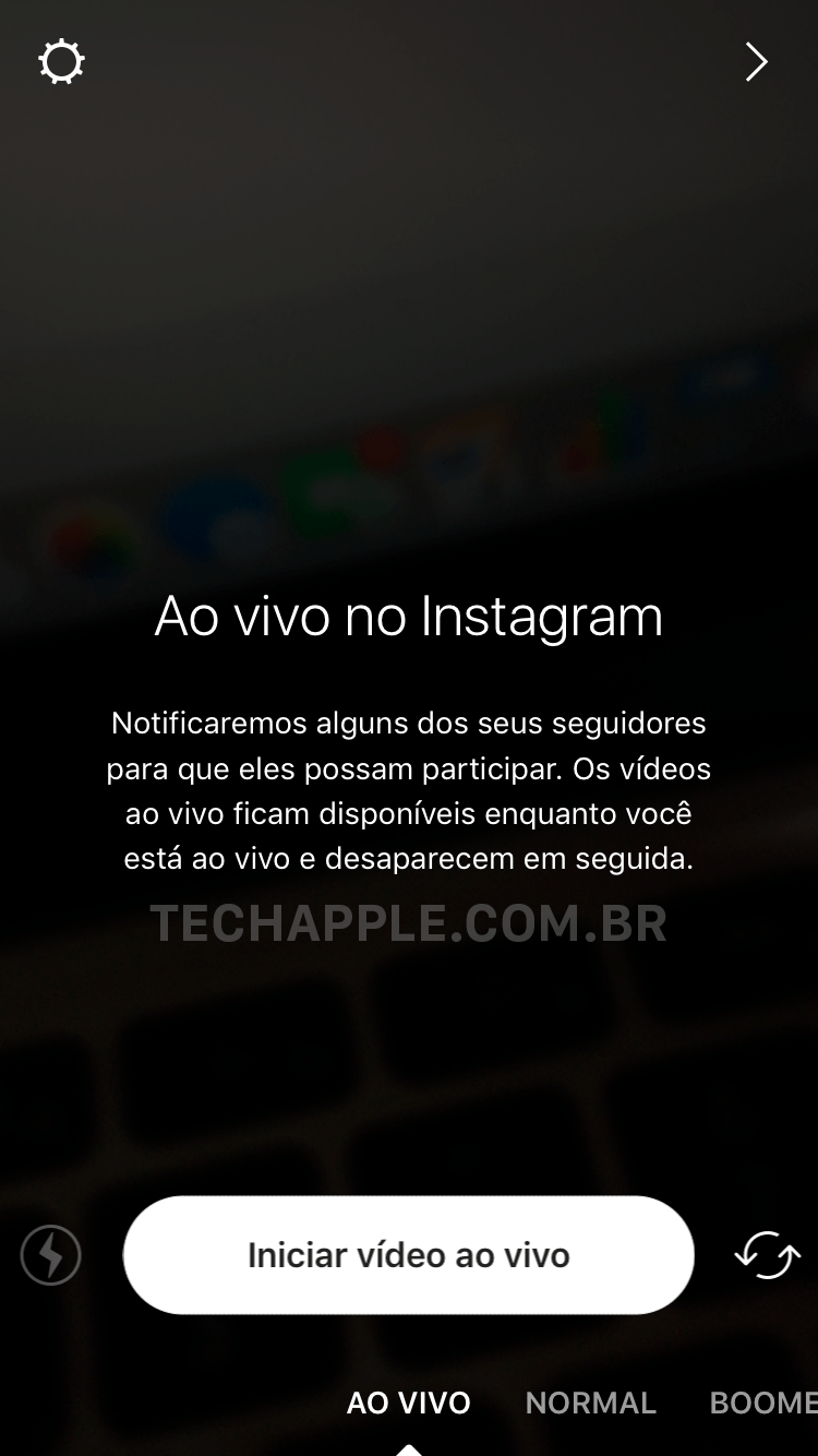 Instagram Live - Ao Vivo | TechApple.com.br