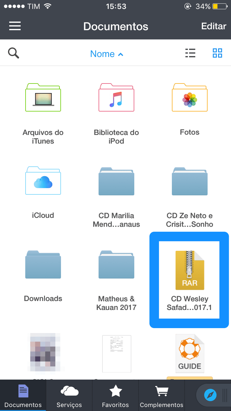 Como habilitar o app Arquivos (iOS) para importar músicas do